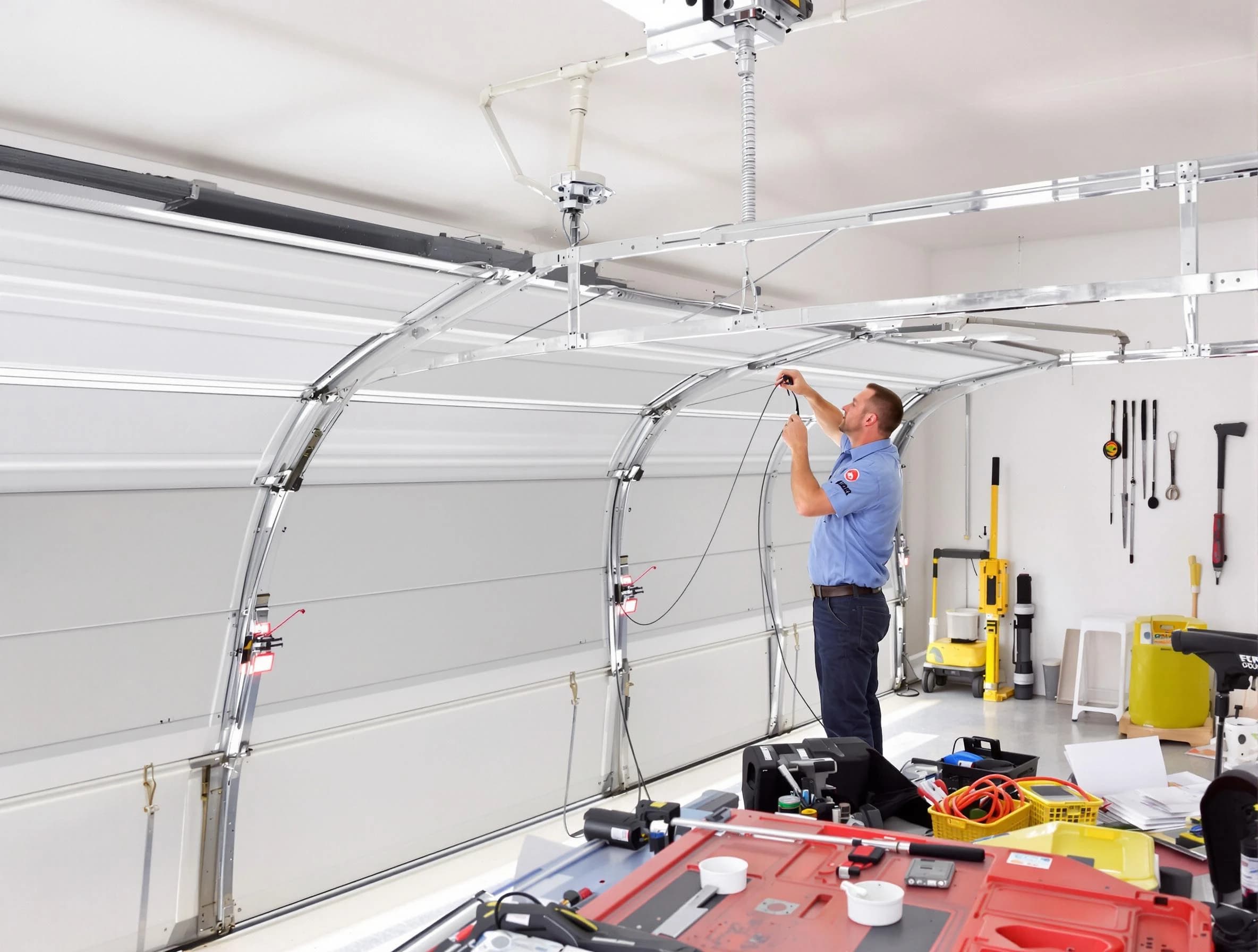 Garage door cable repair service by Druid Hills Garage Door Repair in Druid Hills