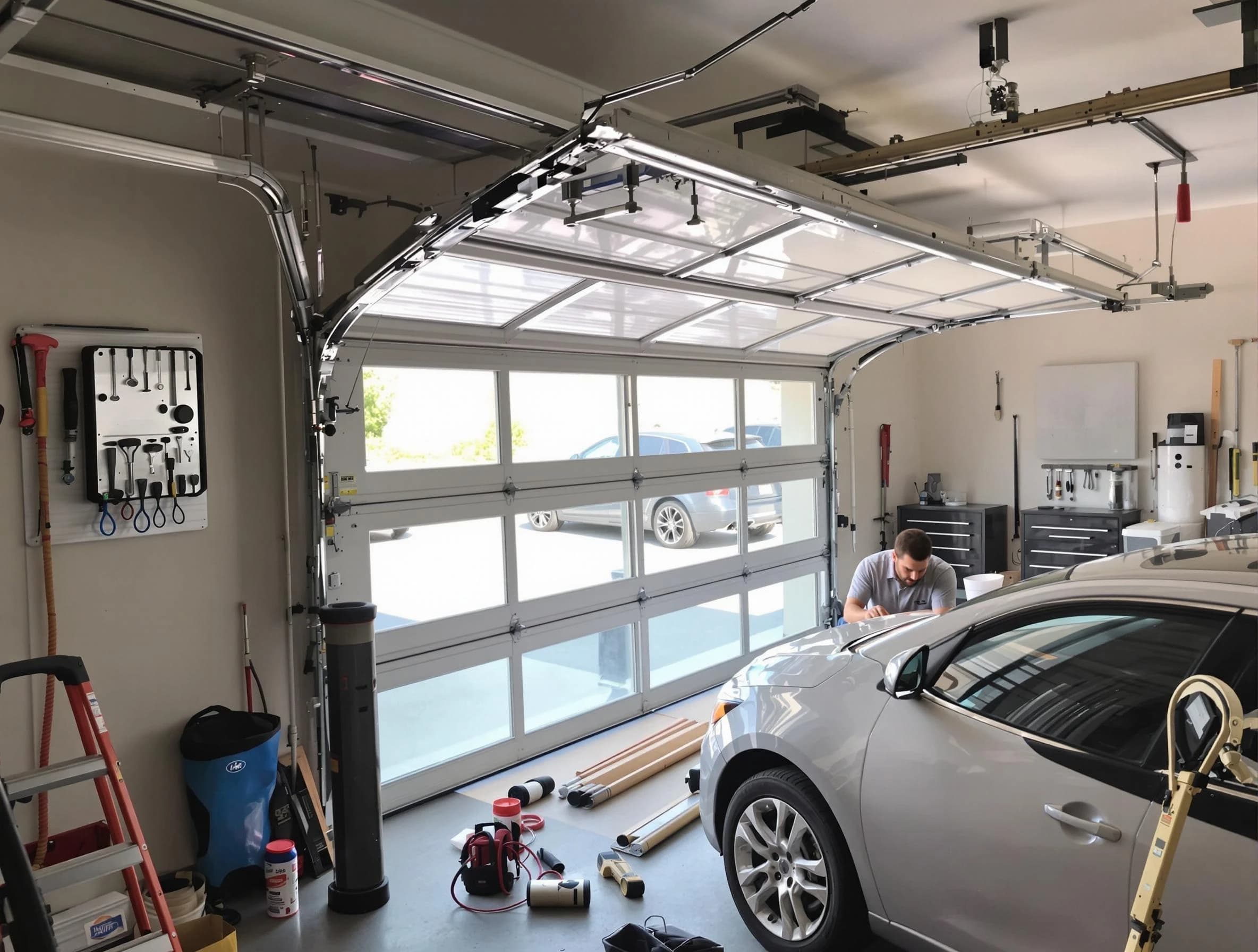 Garage door noise reduction service by Druid Hills Garage Door Repair in Druid Hills