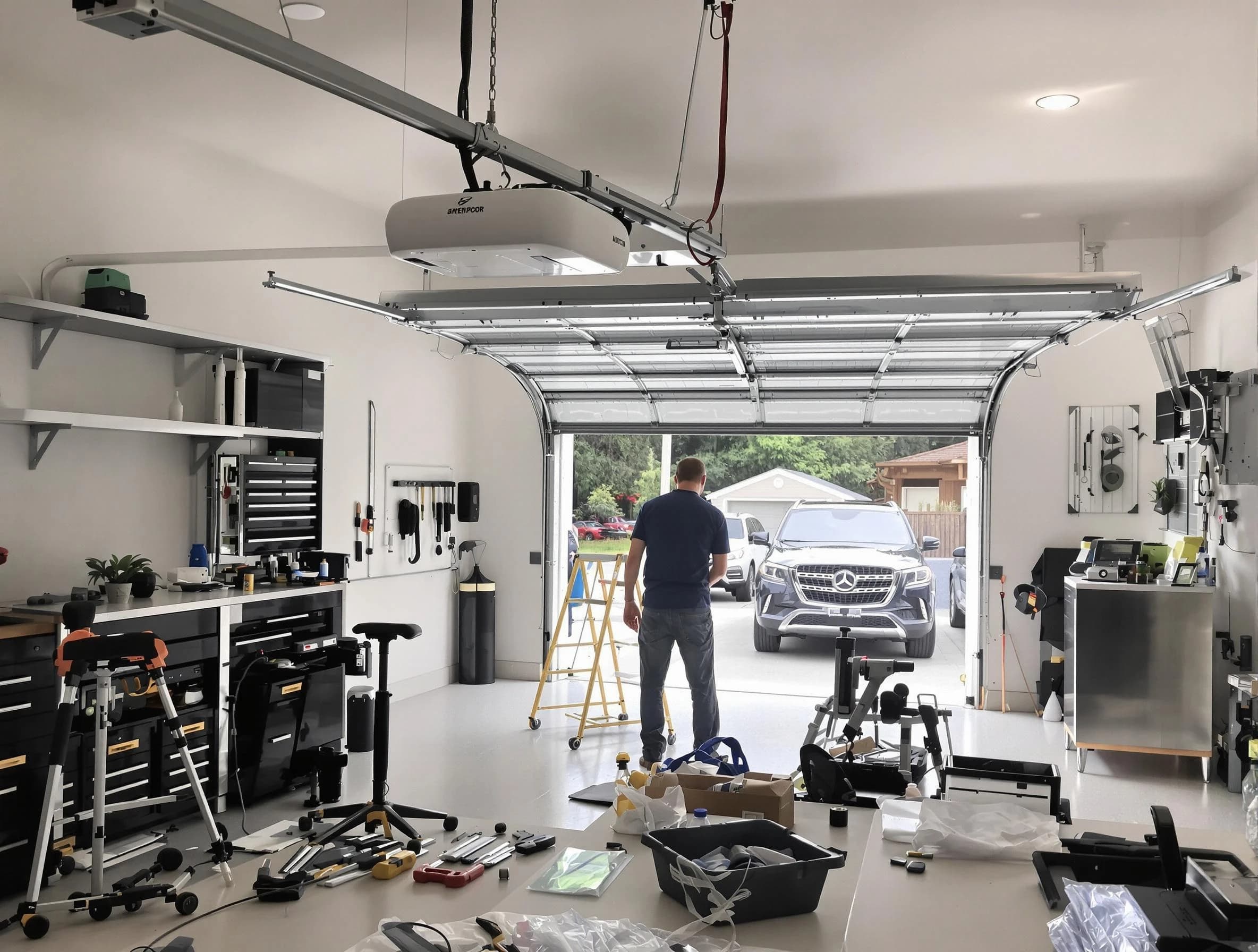 Garage door opener installation by Druid Hills Garage Door Repair in Druid Hills