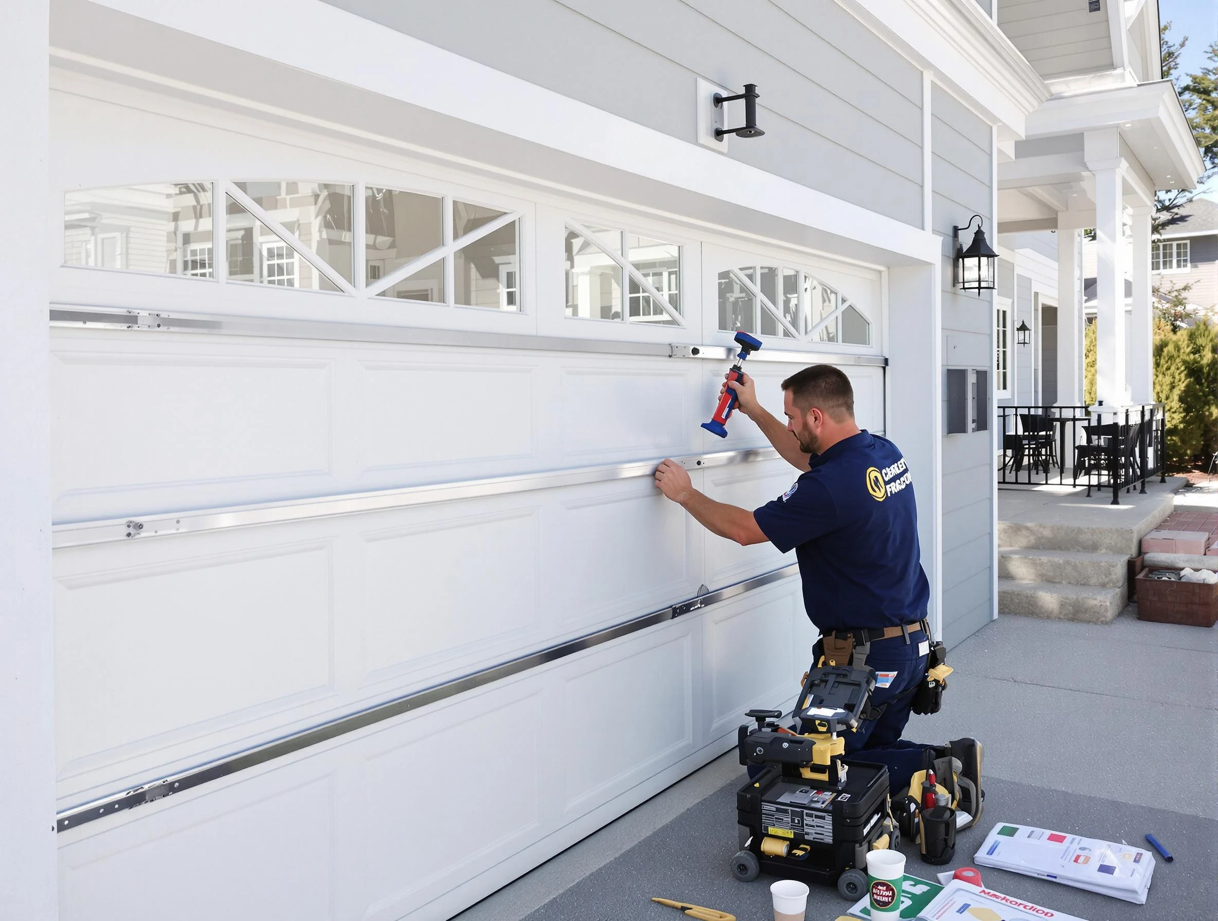 Professional garage door installation by Druid Hills Garage Door Repair in Druid Hills