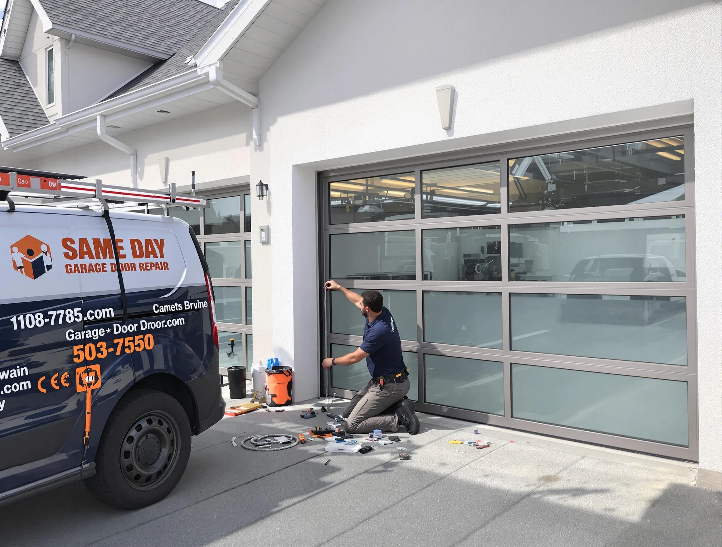 Same-day garage door repair service by Druid Hills Garage Door Repair in Druid Hills